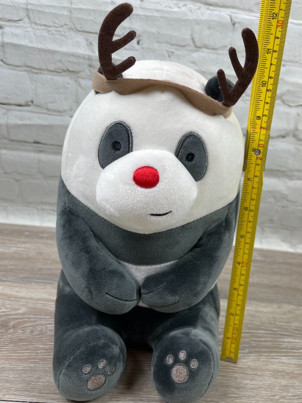 WE BARE BEARS CARTOON NETWORK REINDEER MINISO 12" PLUSH